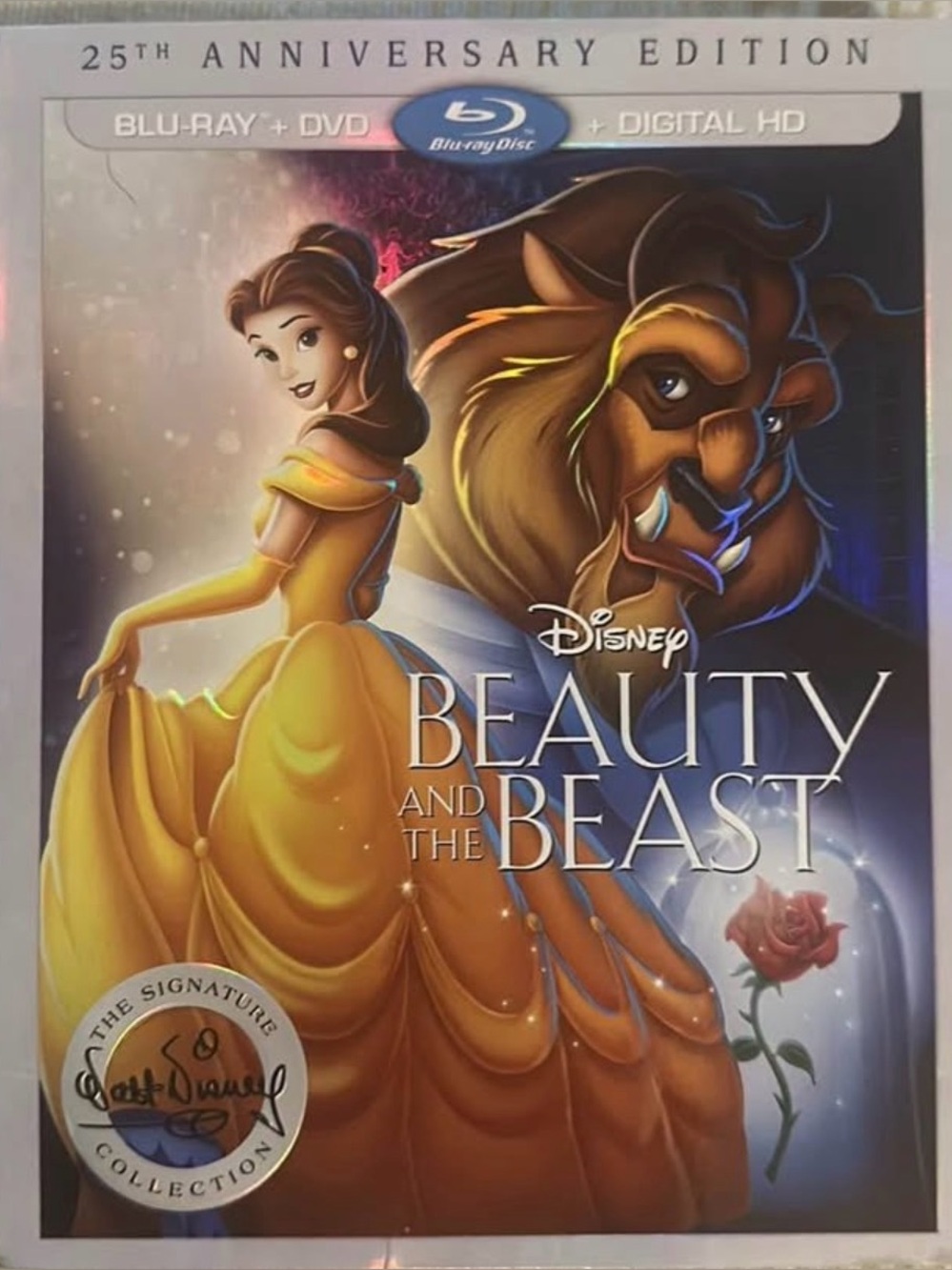 Disney Beauty and the Beast Blu-ray DVD 25th Anniversary Edition Brand New